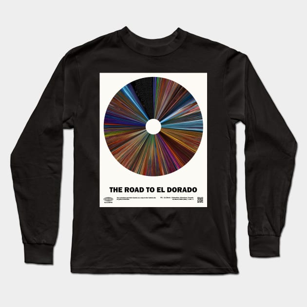 minimal_The Road to El Dorado Warp Barcode Movie Long Sleeve T-Shirt by silver-light